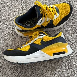 Nike Air Max Yellow and Black Sneakers-Michigan